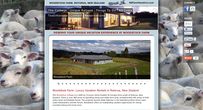 Website + SEO: NZ Farm Vacation