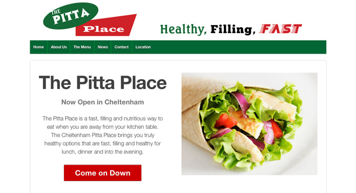 WordPress Website and Branding: The Pitta Place